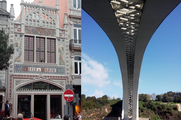 Lello bookstore/Arrabida bridge